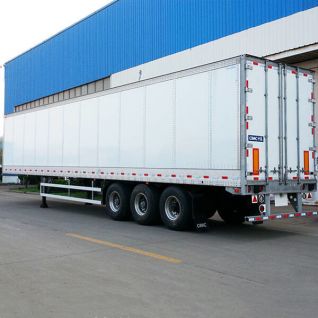 3 Axle 50 Tons Aluminum Alloy Dry Van Box Semi Trailer - CIMC Trailers