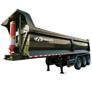 Tri Axle Rear Dump Semi Truck Trailer