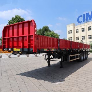 Bulk Cargo Semi Drop Side Trailer