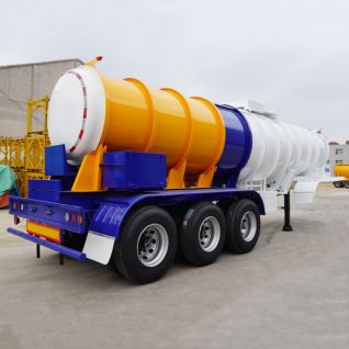 CIMC Tri Axle Sulfuric Acid Tank Trailer